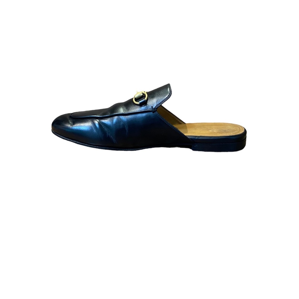 Gucci Princetown Black Leather Mules - Picture 2 of 10